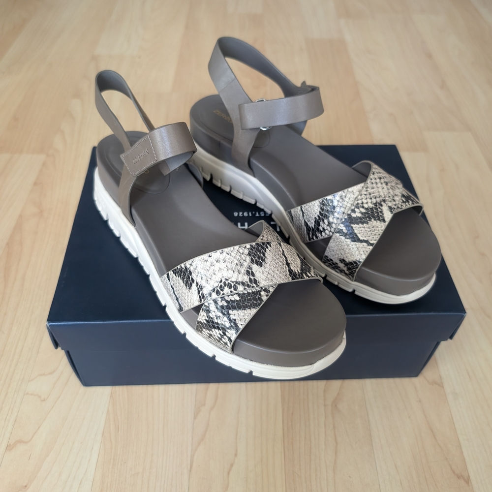 Cole Haan Brown Sandals Elegant Comfortable Design